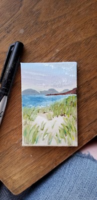 Mini painting no.3 - Outer Hebrides