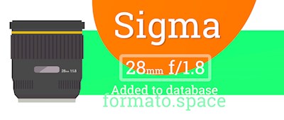 Sigma 28mm f/1.8
