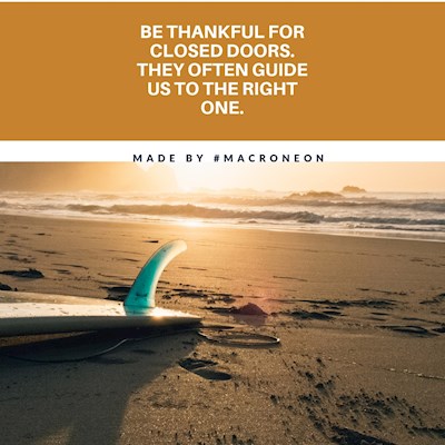#Macroneon Be thankful for closed doors. They ofte