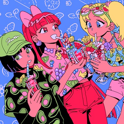 Powerpuff Girls illustration