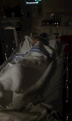 Frances in hospital