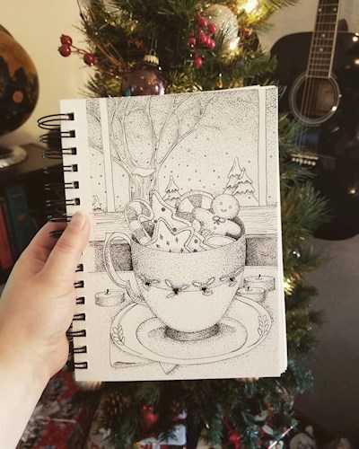 Holiday Teacup 
