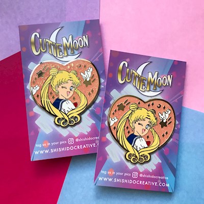Our Cutie Moon Pin