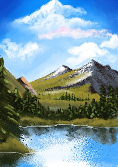 Mountain Ridge Lake (Bob Ross Season 23 Episode 3)