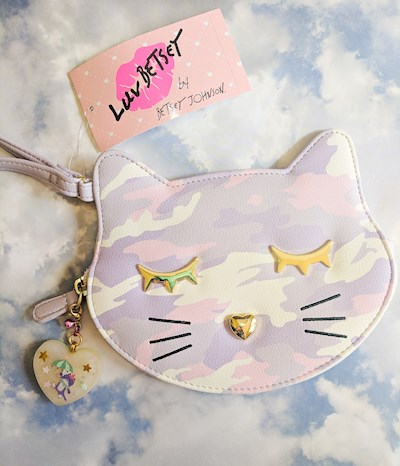 Camo Kitty Bag with Matching Charm