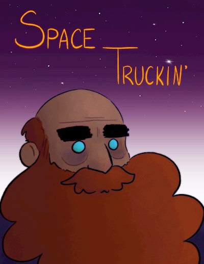 Space Truckin' Bible Cover