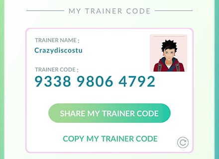 My Pokemon Go Trainer ID