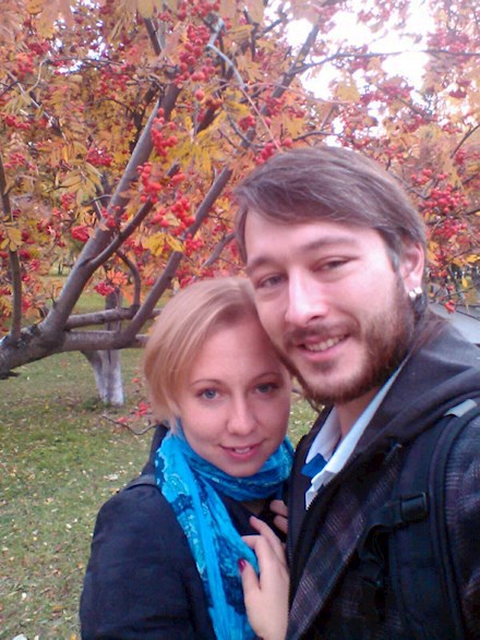 Me with my wife - Natalia