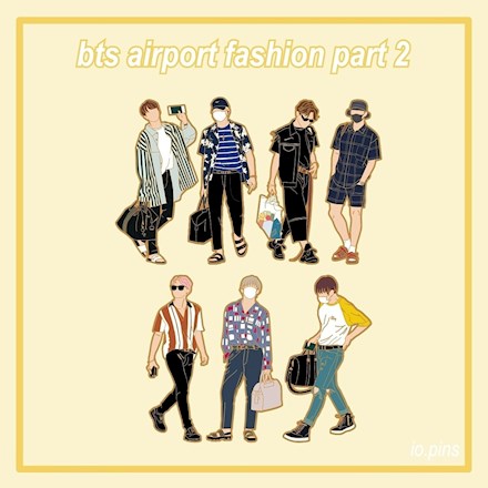 Pin en BTS Airport Fashion