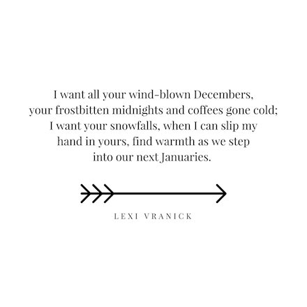 Small Poem No.  4: DECEMBERS