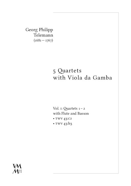 G.P. Telemann, Quartets with Viola da Gamba