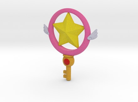 3D Printed Sakura Star Key