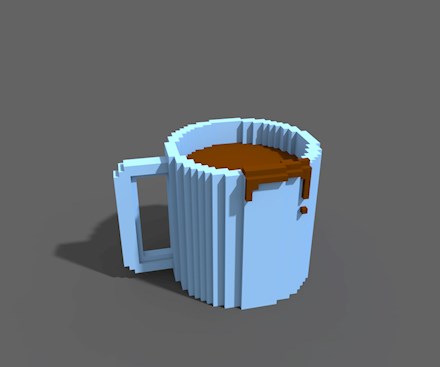 Quick cup of voxel coffee! ^_^