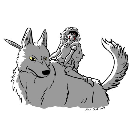Inktober Day 14: Wolf