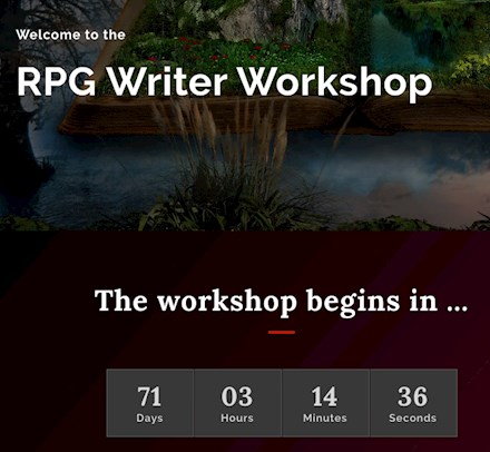 New RPG Writer Workshop website in progress!