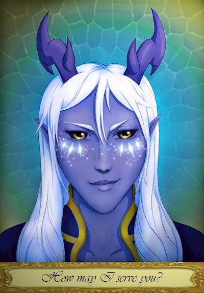 Inspired to do art by Aaravos