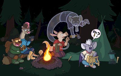 Camping with the REDUX Cast