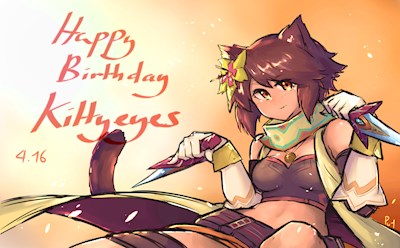 Happy Birthday Kittyeyes 