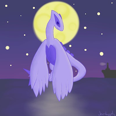 An old drawing of lugia