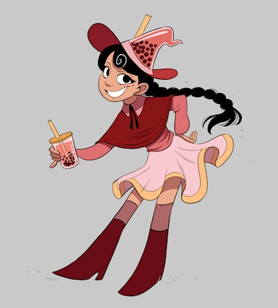 Red Boba Witch