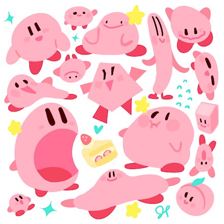 here are some kirbs for the coffee