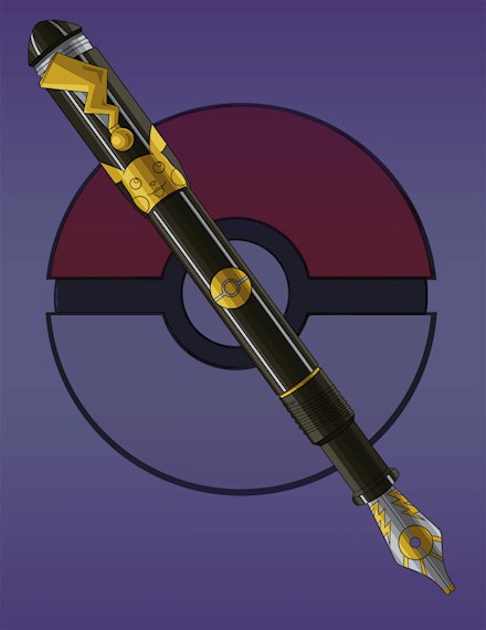Fancy Pikachu Pen