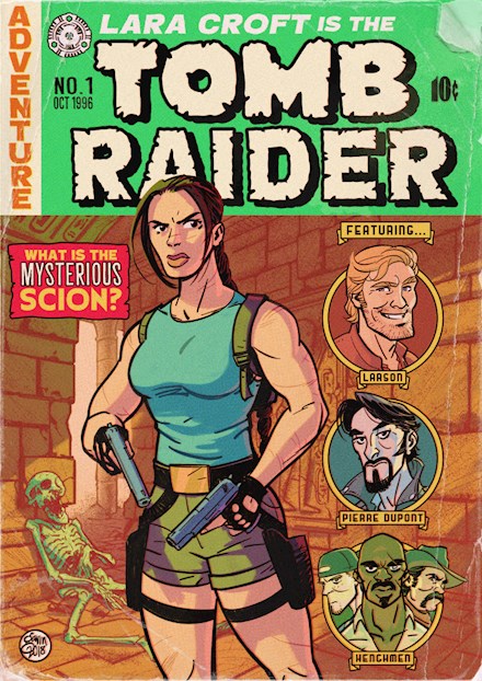 Classic Tomb Raider in the EC style