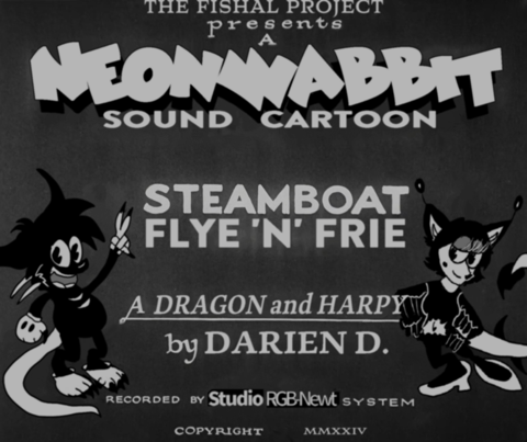 "STEAMBOAT FLYE 'N' FRIE" title card