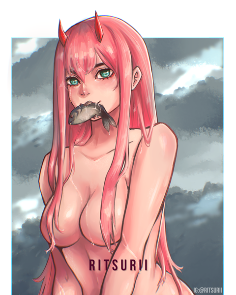 Zero Two with a fishy~