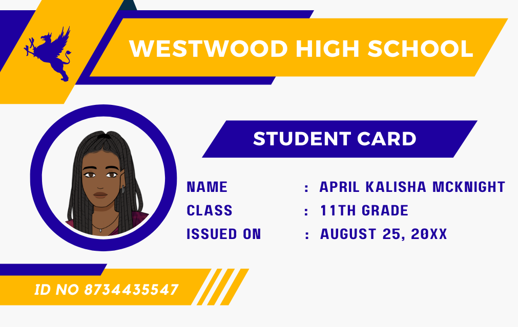 Student I.D. Card (April)