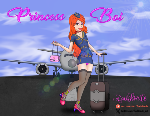 Princess Boi flight attendent!