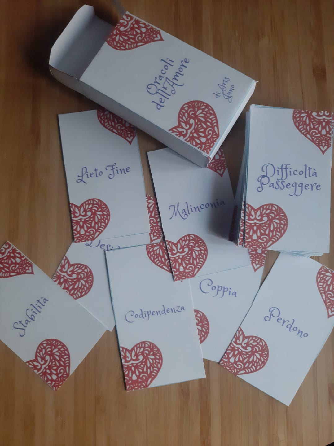03S - Oracoli dell'Amore - Carte stampabili - IrisJuno's Ko-fi Shop