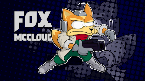 Fox McCloud from Super Smash Bros. Melee