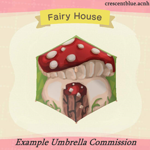 Example Umbrella Commission - 'Fairy House'