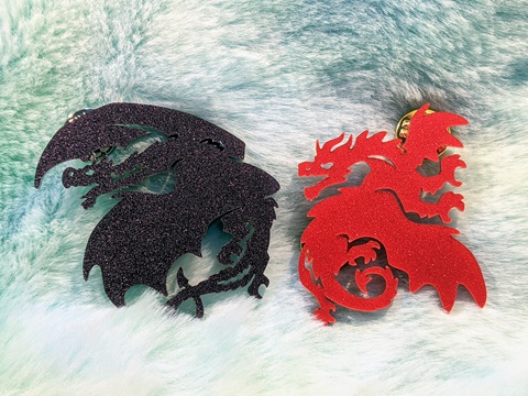Iron Wyvern and Blood Dragon Set