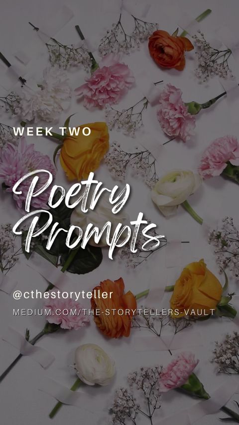 2024 Week Two Poetry Writing Prompts