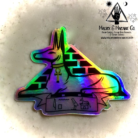 Anubis Holographic Stickers 