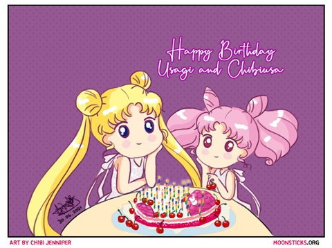 Happy Birthday to Usagi & Chibiusa for June 30th! 