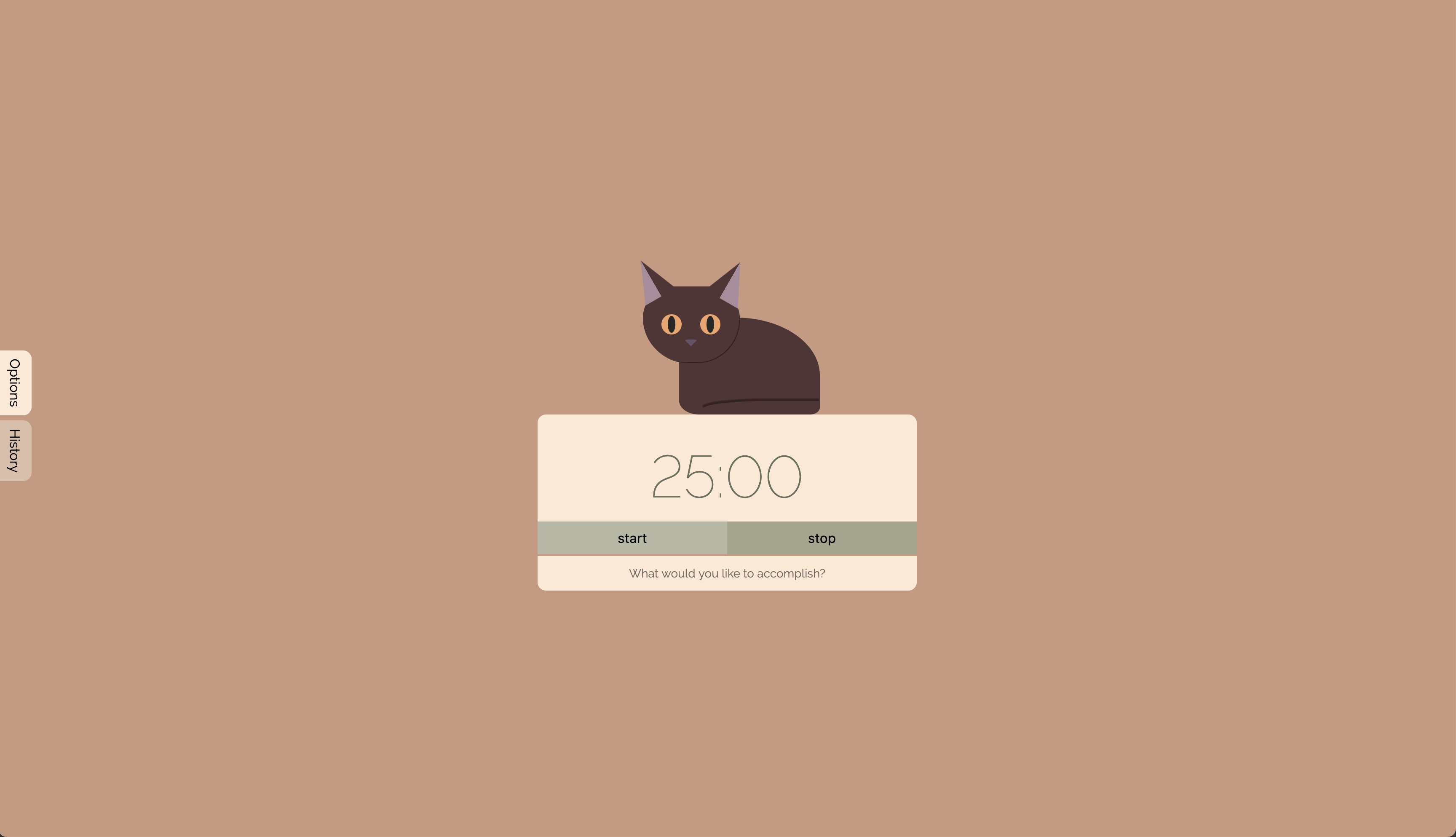 Brown Background / Brown Cat