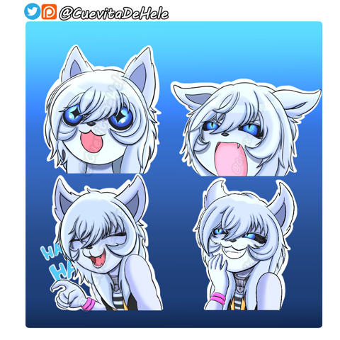 NickytWolf Sticker Commission Pack 2
