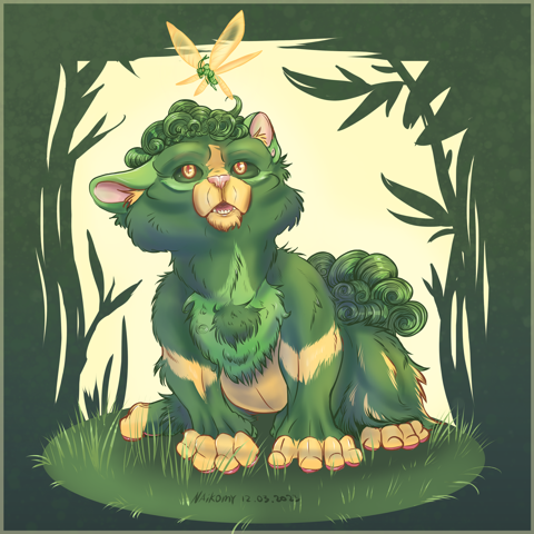 The cub of the Forest Spirit 