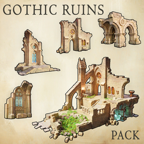 Gothic ruins pack
