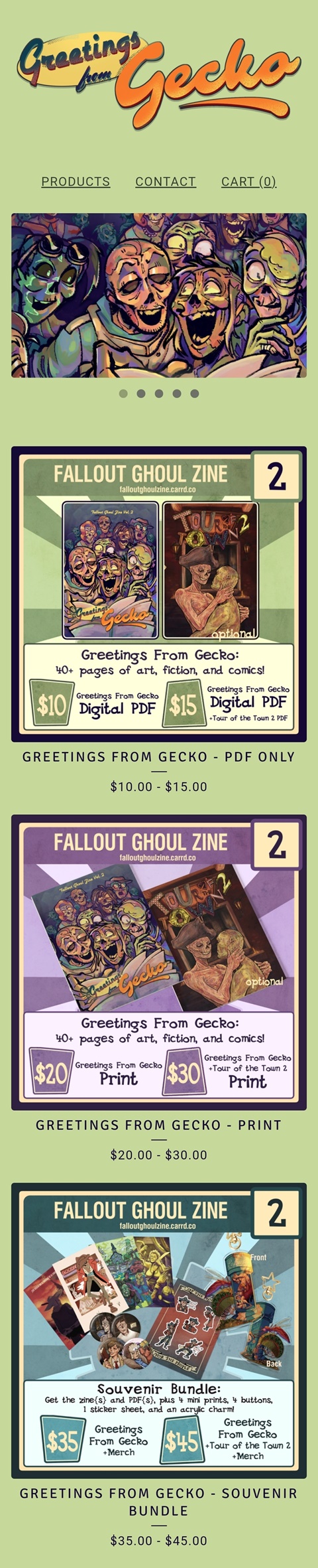 Pre-orders for Greetings from the Gecko 2 End Soon