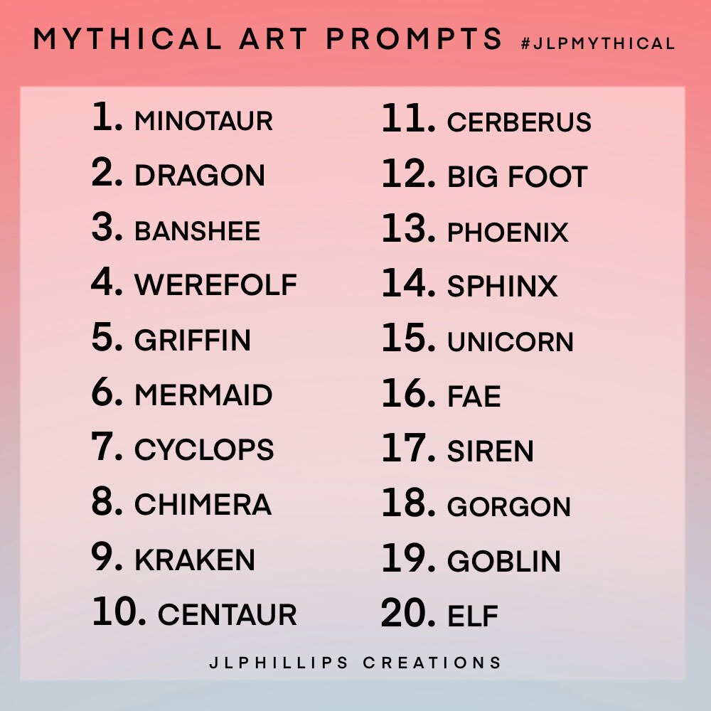 Mythical Prompt List