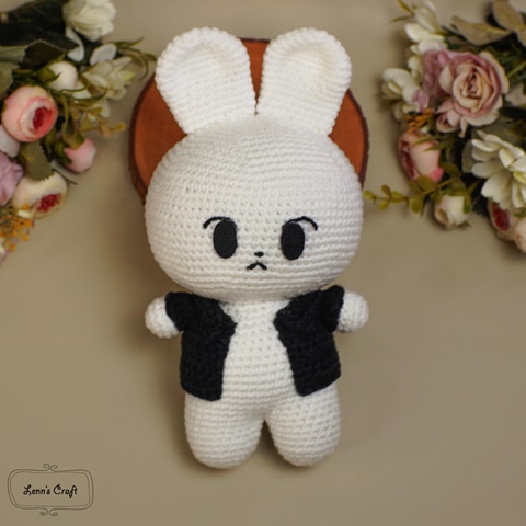 NCT Dream rabbit amigurumi plushie