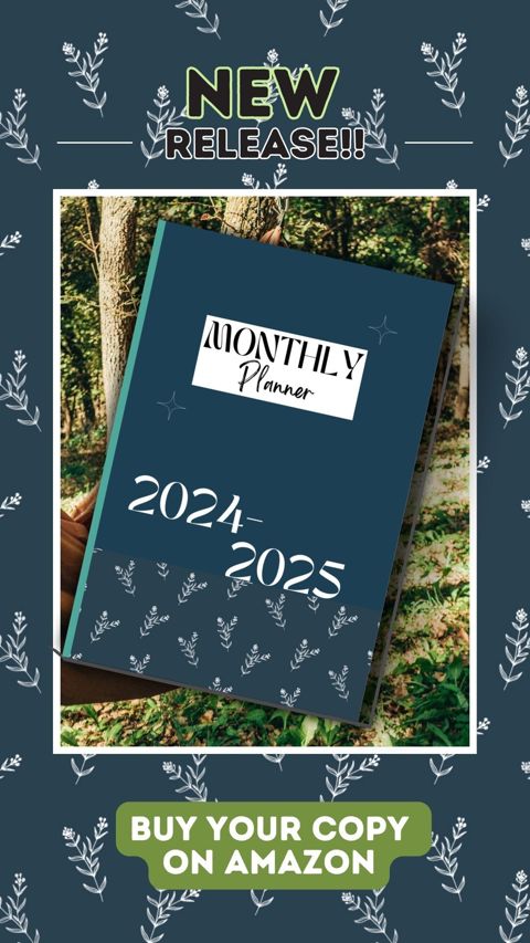 Monthly Planner 2024-2025