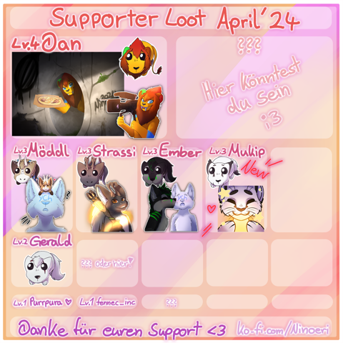 Supporter Loot April 2024 <3