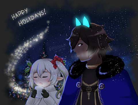 Happy Holidays from Nahida & Junao!