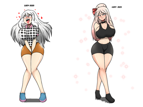 Luxy Evolution (With Different Outfits)
