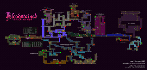 Bloodstained Ritual Of The Night 100 Map V1 4 Blasphemous Styled   0631c50b F339 45cb 8b71 1bca31931155 Gd Thebigblasphemousstainedmapv0.4 